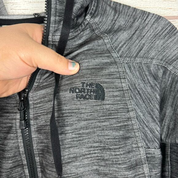 The North Face Women's Gray Heathered Zip Up Hooded Jacket Size Small - Picture 11 of 11